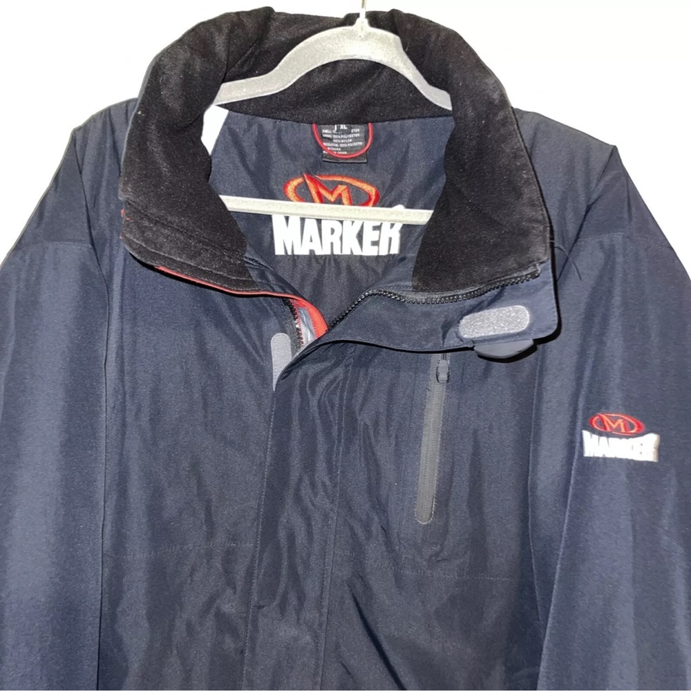 MARKER GORETEX PERFORMANCE JACKET INSULATED MENS XL PTP 27 hem 31 black ret $249 - Picture 13 of 16